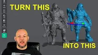 Digital Kitbashing with Blender and Velrock Art Minaiatures