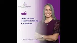 When we allow ourselves to fail, we also give ourselves permission to succeed.