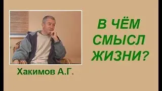 Хакимов А.Г.   В чём смысл жизни?