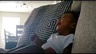 Our daughter laughs HYSTERICALLY at moms hair flipping 😂