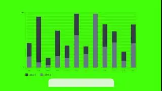 Chart   Bar green screen