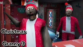 Santa Granny and Santa Grandpa in Granny 3 | Granny 3 Christmas Mod