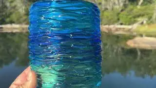 Fused Glass Spectacular Ocean Water Effect