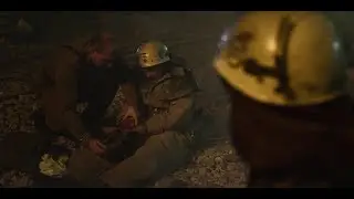 Chernobyl Fireman touching the graphite