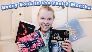 Every Book I've Read In The Past 3 Months // book recommendations and age ratings