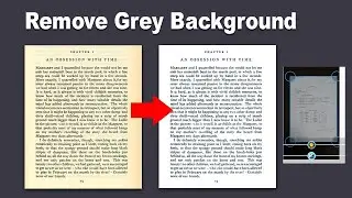remove gray background images from online scanner | Ali iT Bd