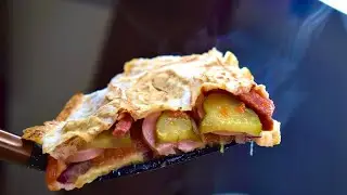 🍕Fast Pizza in a Frying Pan in 10 minutes for the Whole Family🍕