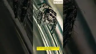 Is Baby Jumping Spider Cute? #pestweek #pestnews #jumpingspider #knowledgesharing #fyp #shorts