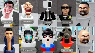 Roblox Skibidi Toilet Morphs New Skibidi Toilet Characters Update Part 2