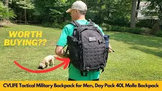 CVLIFE Tactical Military Backpack for Men Hiking Day Pack 40L Molle Backpack | Worth Buying?