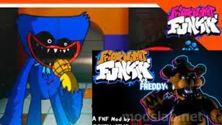 fnf animation huggy wuggy vs Five Nights at Freddy friday night funkin mods