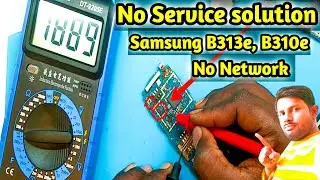 Samsung b313 network ic jumper || Samsung b310e Network No service solution