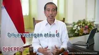 Indonesia Melonggarkan Penggunaan Masker | Bebas Masker | Presiden Jokowi