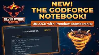 NEW POWER FEATURE: The Godforge Notebook & Task List! (Membership Unveil)
