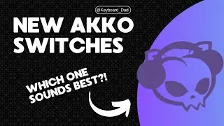 Akko Switches sound tests ft. Monsgeek M1 V5 - which one sounds the best?