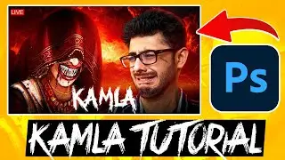 Kamla thumbnail like Carryminati ! Easy Photoshop Tutorial