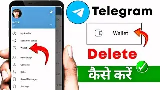 Telegram wallet delete kaise kare | How to delete telegram wallet | Delete telegram wallet account