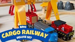 BRIO Cargo Railway Deluxe Set 33097🚂. Unboxing & Building.
