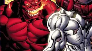 Red Hulk vs Silver Surfer