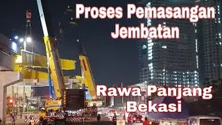 Proses Pemasangan Girder Jembatan