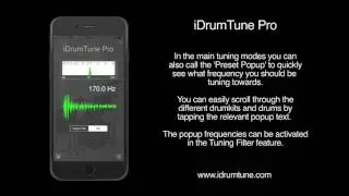 iDrumTune Pro - drum tuner and percussion tuning app overview and tutorial - drum tuning app