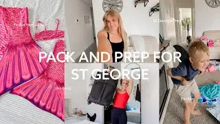 PACK AND PREP FOR ST GEORGE UTAH 🏔️💕 Fin Fun Mermaid unboxing, packing, vacation prep, etc