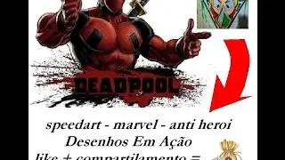 Colorindo o deadpool