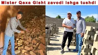 Mister Qaxa GISHT zavodi ishga tushdi😳 Yigit kishiga 40/xunar oz👍