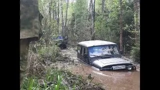 Off-Road УАЗ l День 2 l Утопили 2 мотора и убили сцепление на маршруте Памятник Подвиг Разведчиков