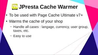 Cache Warmer Service by JPresta