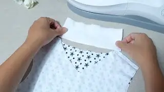 How to sew a neck finish in a t-shirt  | Sewing Tecniques Tutorial For Beginners