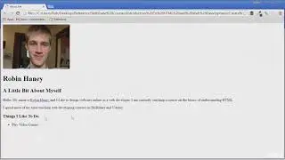 Introductory To HTML -  007 How To Create A Simple List With HTML