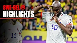 Sweden 0-3 Belgium | Hattrick for Big Rom | 