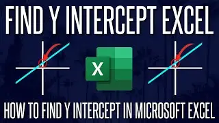 How to Find/Calculate Y Intercept on a Graph in Microsoft Excel