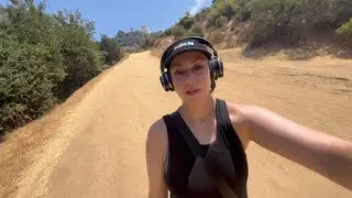 Hike with me through Griffith Park!! My POV and Griffith Observatory!!🌲💚