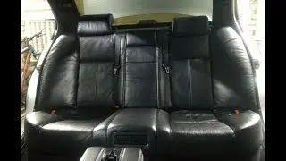BMW 730D E38. Removing the rear seat.