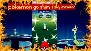 #Pokemon_go_shiny_Snivy😲 shiny Snivy evaluation Pokémon go