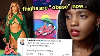 Beautiful model goes viral because she has thighs - REACTION