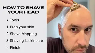 How to Shave your Head in 3 steps (from the founder of Leaf Shave)