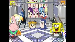 MUGEN - SpongeBob & Patrick VS Popuko & Pipimi