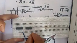 EXPERIMENT ON HALF ADDER USING NAND GATE ONLY#btech #polytechnic #ktu#lab