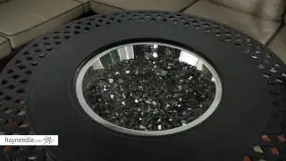 Napoleon Victorian Round Patioflame Gas Fire Pit Table - Product Review Video