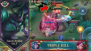 ZHASK NEW BEST 1 HIT BUILD 2026!! (100% BROKEN) ZHASK MLBB ✔️💯 %