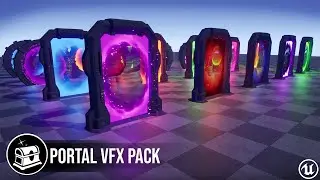 Portal Gate VFX Unreal engine Preview