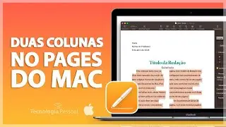 COMO FAZER UM TEXTO COM DUAS COLUNAS NO PAGES DO MAC