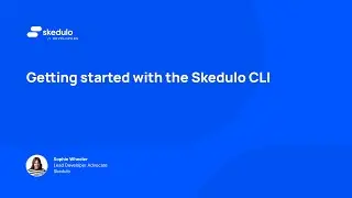 Getting started with the Skedulo CLI