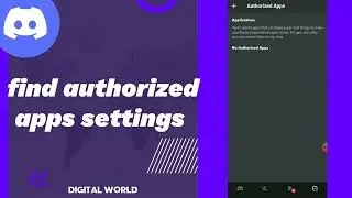 How To Find Authorized Apps Settings On Discord App 2024