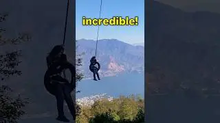 Rope Swing on a Volcano!