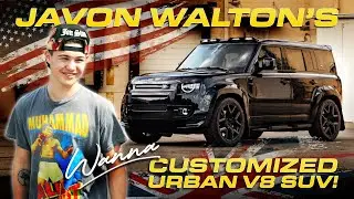 JOIN JAVON 'WANNA' WALTON AS HE COLLECTS HIS BRAND NEW CUSTOM V8 LAND ROVER DEFENDER SUV BY URBAN 🥊💥