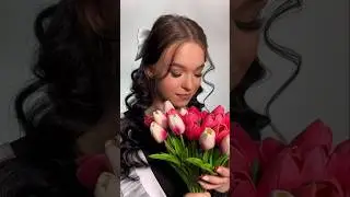Медлячок, чтобы ты заплакала…😍 #последнийзвонок #макияж #локоны #причёска #красота #makeup